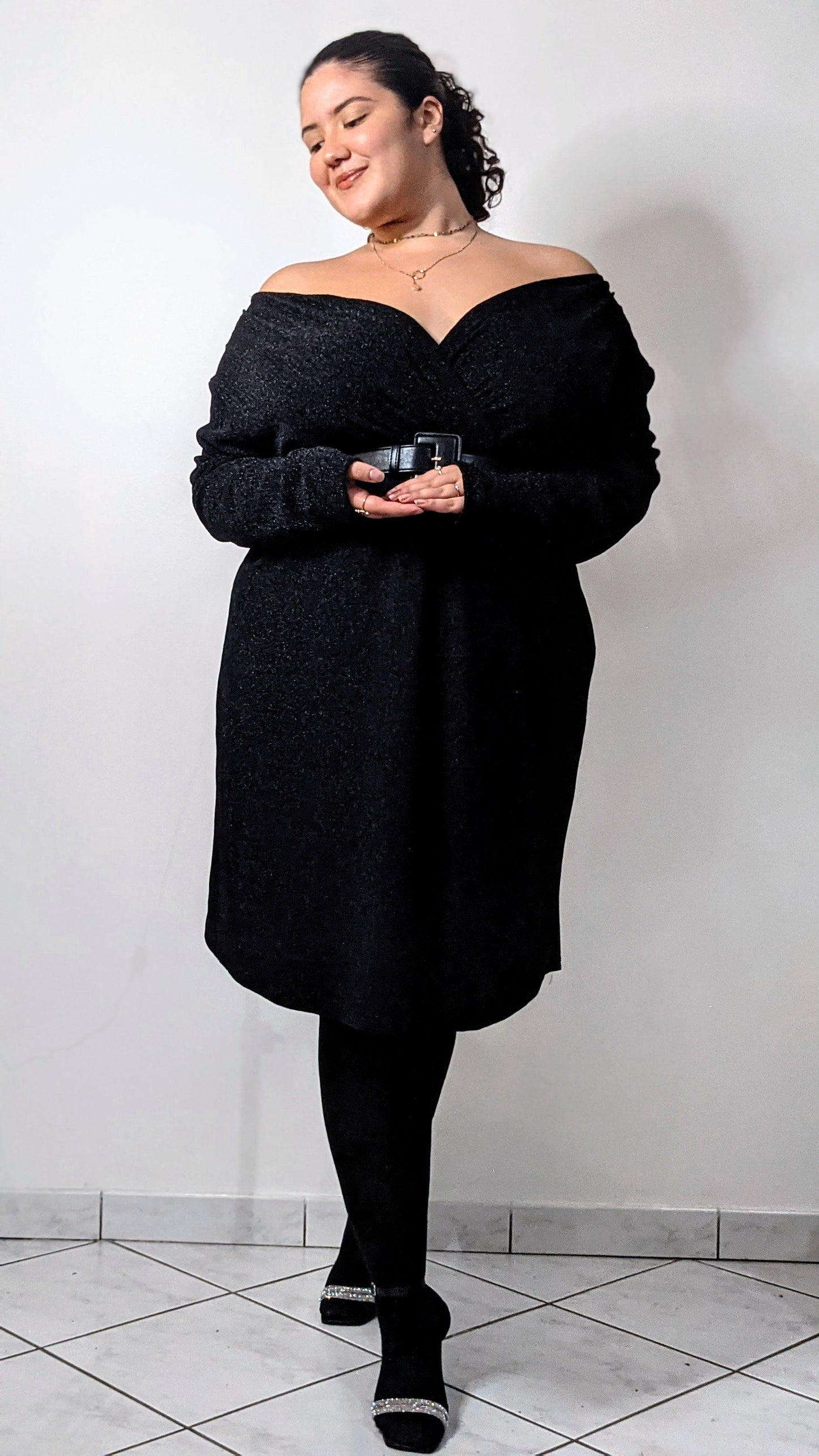 La robe pailletée - Big Fab Fashion